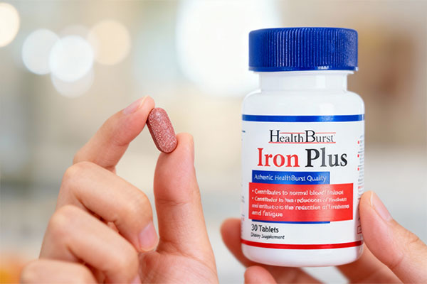 تصویر قرص آیرون پلاس هلث برست برای تأمین آهن