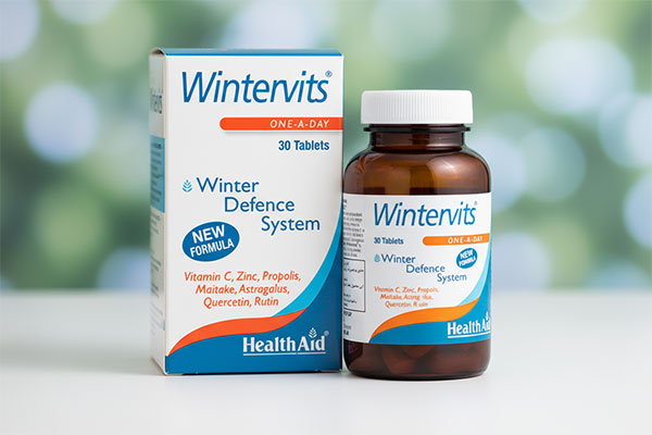 تصویر قرص وینترویتس هلث اید روی سطح سفید