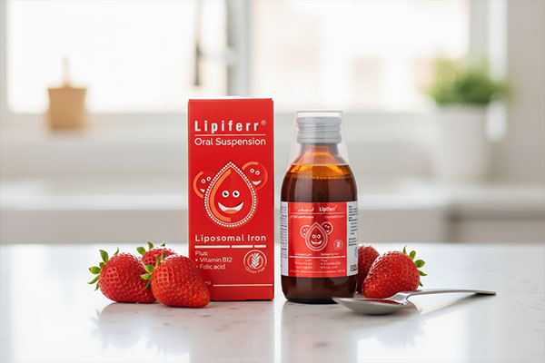 بطری شربت لیپیفر کیمازی با طعم توت فرنگی