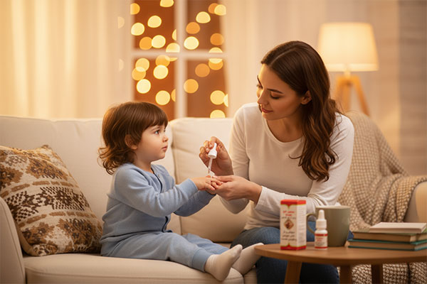 استفاده از محلول تلخ فرش برای جلوگیری از ناخن جویدن کودک