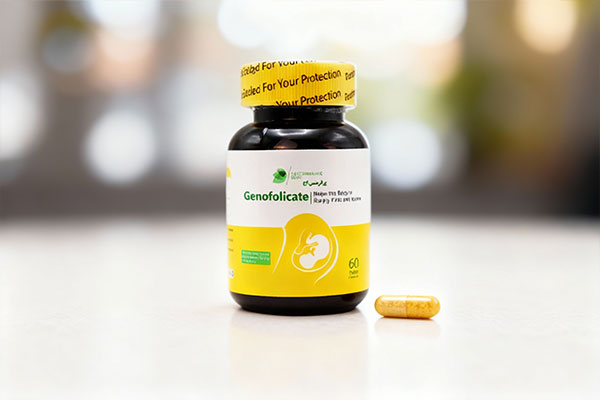 کپسول جنوفولیکیت پرفرمنس اج حاوی اسید فولیک و ید