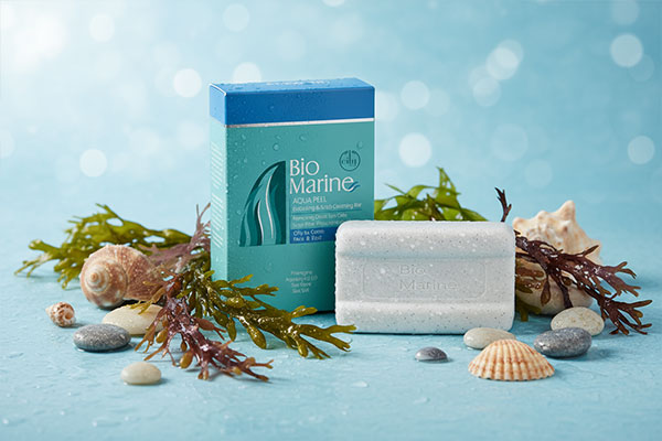 پن لایه بردار بایومارین پوست چرب با عناصر دریایی