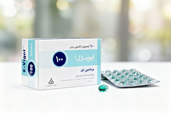 کپسول ایویژل 100 دانا برای سلامت پوست و مو