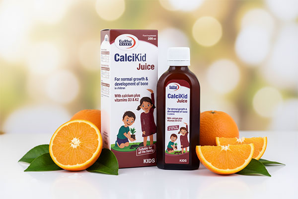 شربت کلسی کید جویس یوروویتال با طعم پرتقال