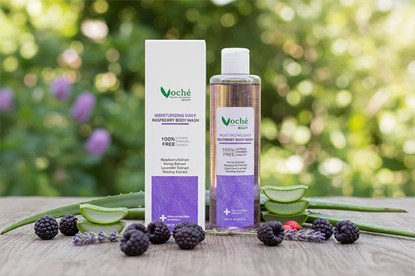 شامپو بدن مرطوب کننده وچه با مواد طبیعی