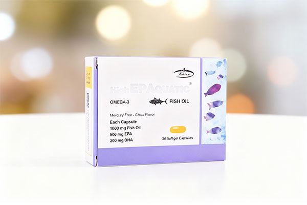 بستهبندی کپسول روغن ماهی EPA بالا آکواتیک کارن