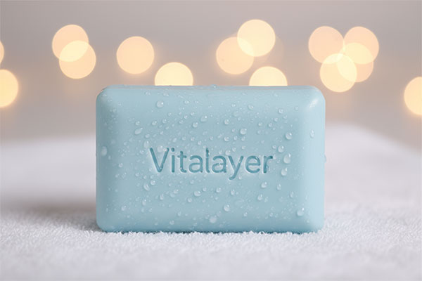 نمای نزدیک پن هیدراویت ویتالیر با قطرات آب