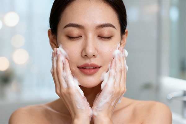 نحوه استفاده از شوینده پوست خشک اس وی آی برای پاکسازی پوست