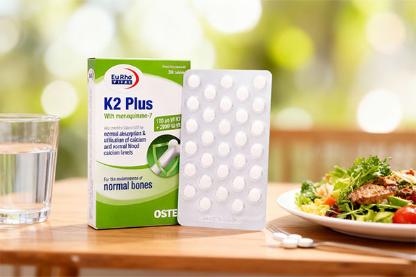 نحوه مصرف قرص K2 پلاس یوروویتال همراه غذا