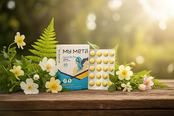 مکمل سیستین ب6 زینک برای سلامت پوست و ناخن