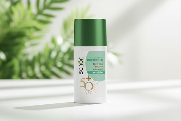 بستهبندی فلوئید ضد آفتاب بی رنگ دیووشیلد شون