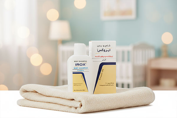 شامپو بدن بچه ایروکس با ترکیبات گیاهی رطوبت‌رسان