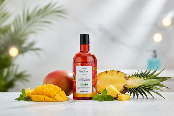 شامپو بدن پوست خشک تروپیکال دیپ سنس با میوههای استوایی