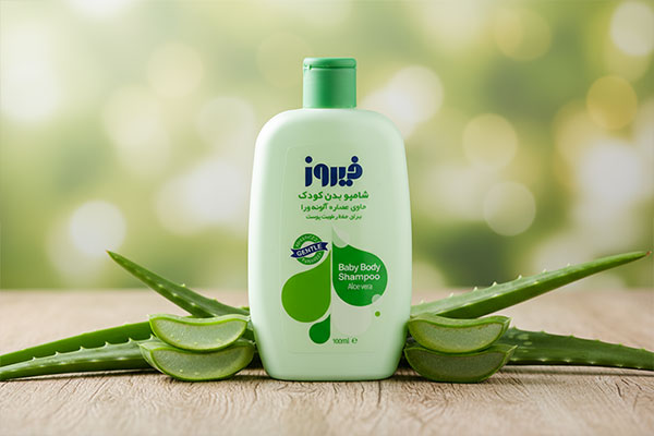 شامپو بدن فیروز سبز با عصاره آلوئه ورا