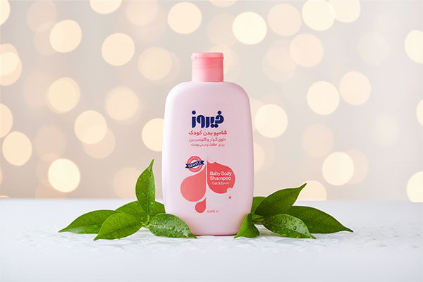 شامپو بدن فیروز صورتی با ترکیبات طبیعی