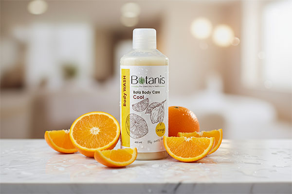 شامپو بدن خنک کننده بوتانیس با رایحه پرتقال