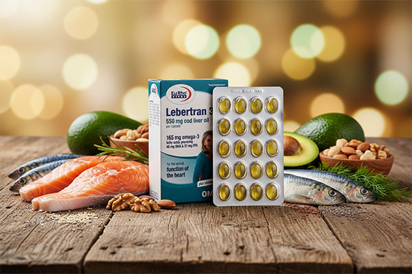 کپسول لبرترن 550 یوروویتال و منابع امگا 3