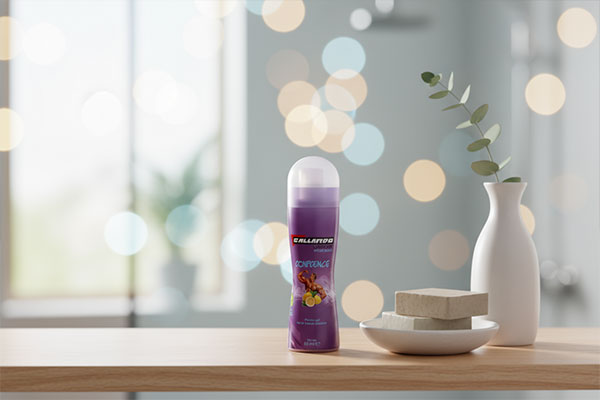 ژل حجم دهنده کانفیدنس گالاردو در محیط حمام