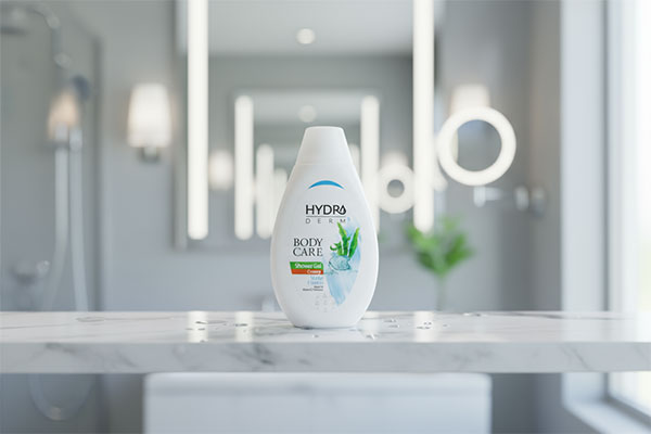 شامپو بدن کرمی عصاره های دریایی هیدرودرم در حمام