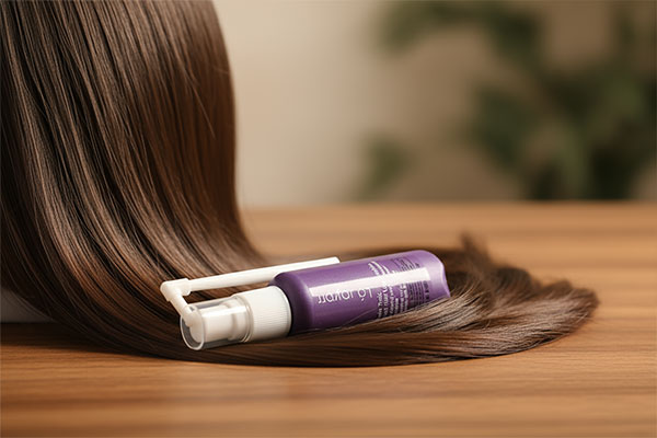 تونیک محافظ موی رنگ شده لافارر کنار موهای سالم و براق