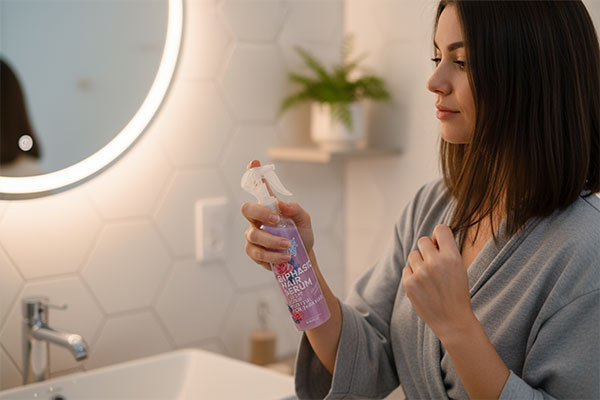 استفاده از سرم دو فاز موهای نازک سریتا روی مو