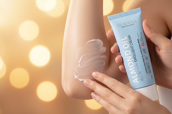 رفع ترک پوست با کرم نرم کننده بادام هیدرا بیوتی سی گل