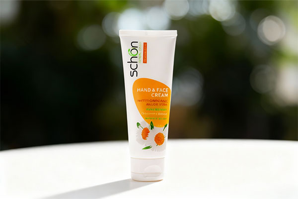 کرم بابونه شون 75 میلی لیتری روی سطح سفید