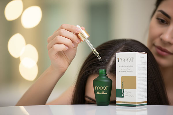 استفاده از تونیک تقویتی برای تقویت پوست سر