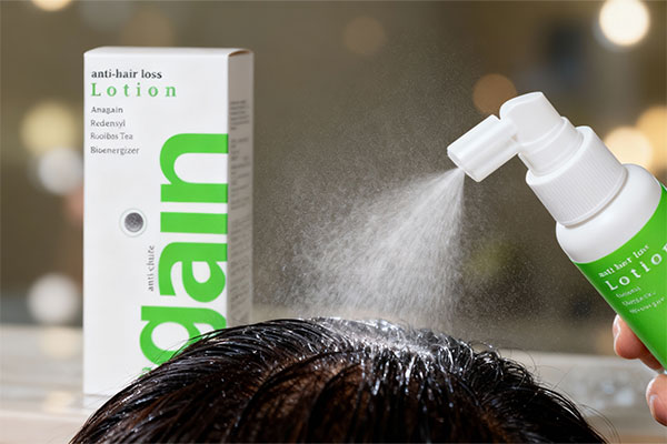 اسپری تونیک آناگین فیس دوکس روی پوست سر