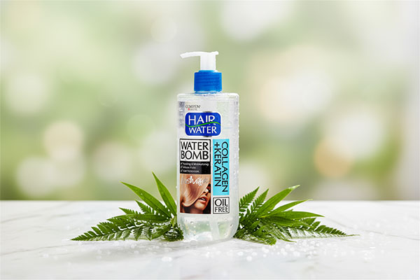 کرم آبرسان مو کامان مدل واتر بمب روی سطح مرمر سفید