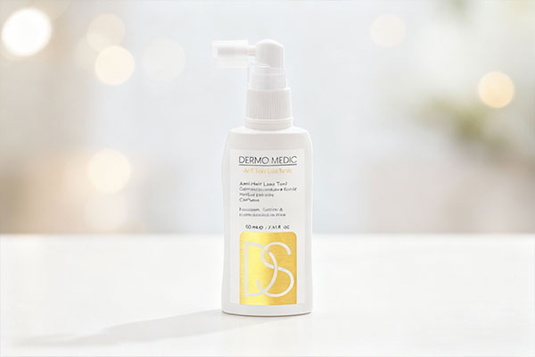 بطری تونیک ضد ریزش مو DS درمومدیک با طراحی اسپریدار