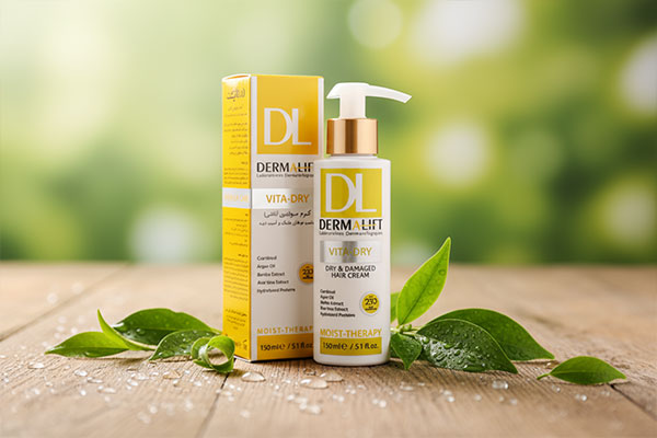 ترکیبات مؤثر در کرم موهای خشک ویتا درای درمالیفت