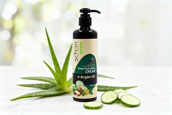 کرم مرطوب کننده آلوئه ورا و خیار شون با ترکیبات طبیعی