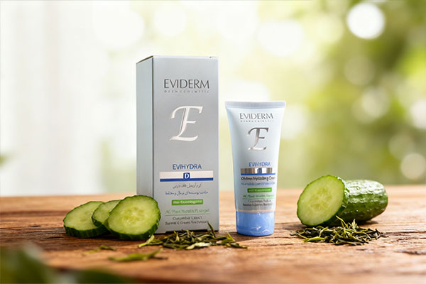 کرم مرطوب‌کننده بدون چربی اویدرم با ترکیبات طبیعی