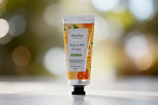 پوست نرم و لطیف پس از استفاده از کرم آبرسان شیر و عسل دیپ سنس