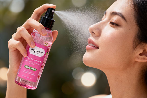 اسپری آبرسان صورت رز دیپ سنس برای التیام پوست