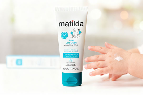 آبرسانی پوست کودک با کلد کرم ماتیلدا