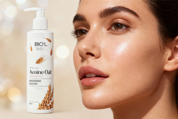 Moisturizing cream with oat extract for skin hydration