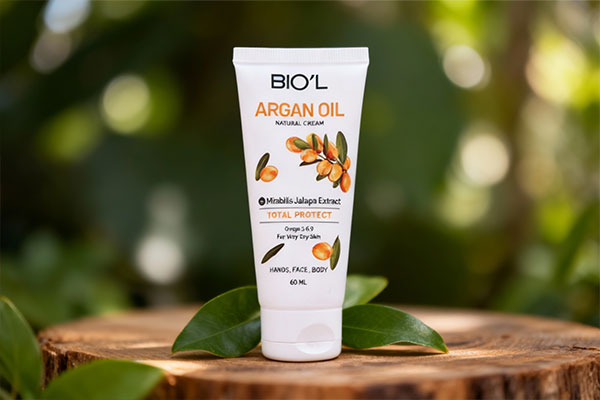 کرم مرطوب کننده روغن آرگان بیول با ترکیبات طبیعی