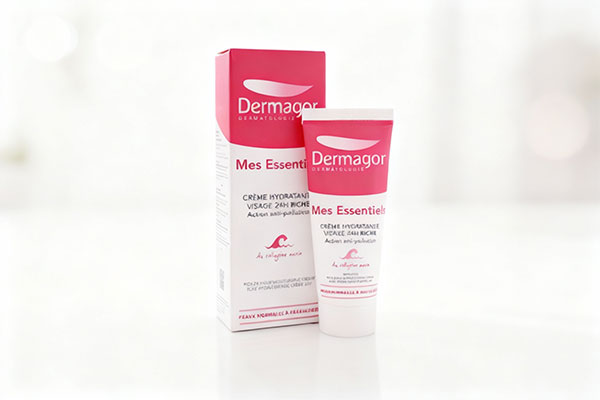 کرم مرطوب کننده مای اسنشیال لایت 24 ساعته روی سطح چوبی