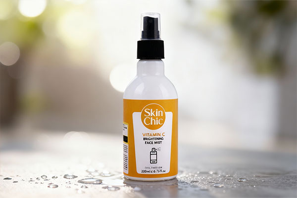 اسپری مرطوبکننده ویتامین سی اسکین شیک با تأکید بر آبرسانی