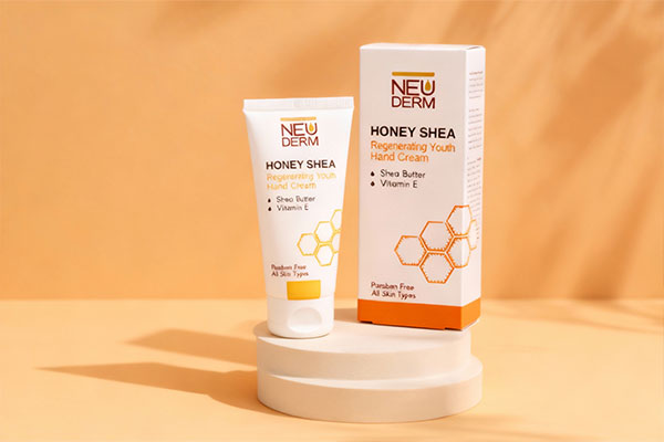 پوست نرم و لطیف دست پس از استفاده از کرم دست رینوتریو هانی شی نئودرم