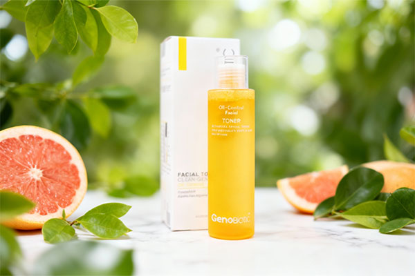 تونر تنظیم کننده چربی صورت ژنوبایوتیک با ترکیبات طبیعی