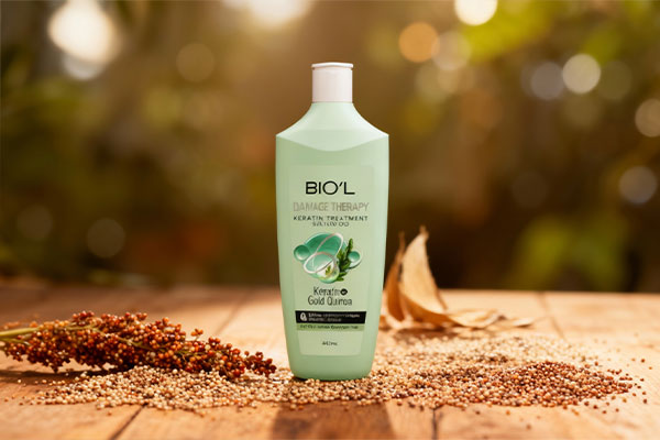 شامپو احیای مو دمیج تراپی بیول با مواد طبیعی