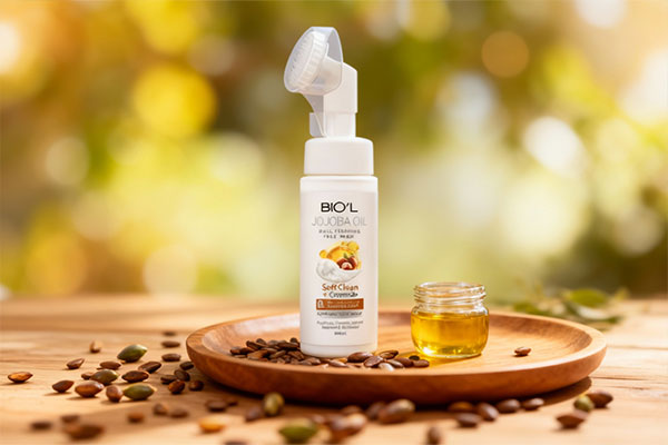 ترکیبات طبیعی فوم شستشوی صورت جوجوبا بیول