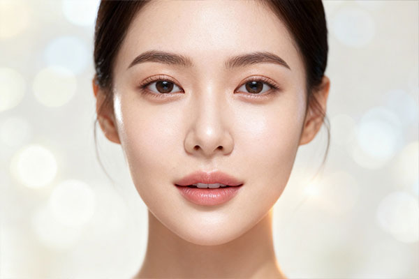 پوست شفاف و درخشان پس از استفاده از فوم شوینده حاوی ماچا بیول