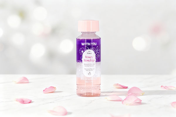 میسلار واتر دو فاز رز هیپ ویت یو با عصاره رز هیپ