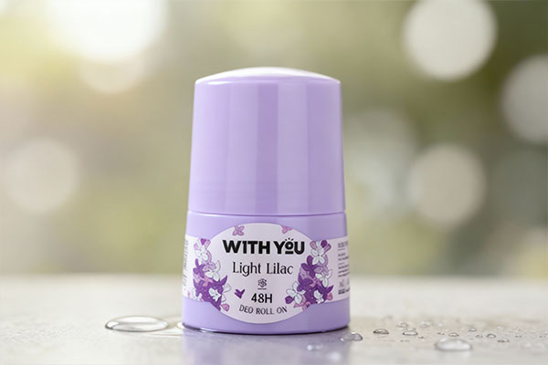 نمای نزدیک مام رول Light Lilac ویت یو با حس تازگی