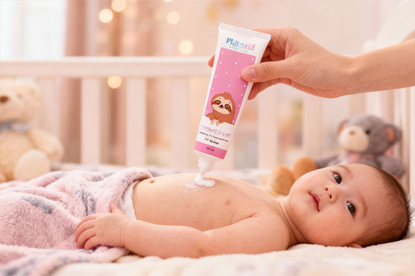 استفاده از کرم اوره و اوسرین فیتوکید برای پوست کودک