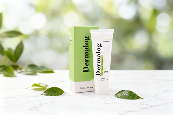 کرم تنظیم کننده چربی پوست درمالوگ با ترکیبات طبیعی